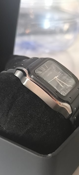 Cartier Santos Sport Negro/Plata