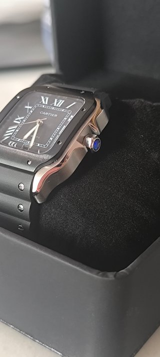 Cartier Santos Sport Negro/Plata