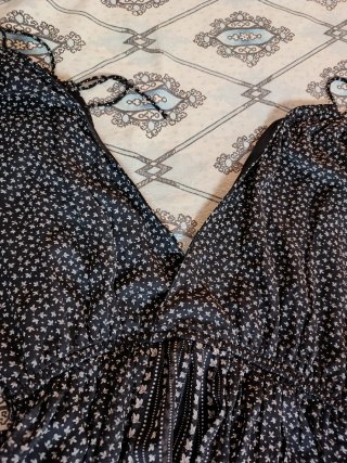 Vestido largo H&M estampado