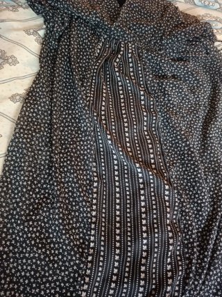 Vestido largo H&M estampado