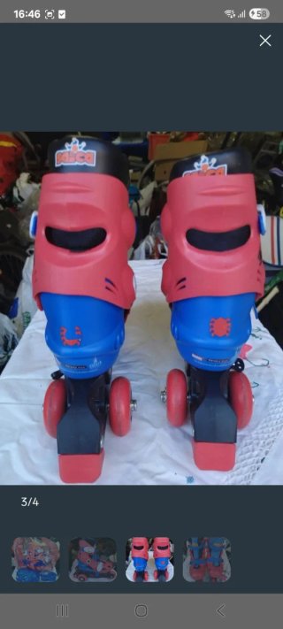 Patines Spider-Man con protecciones