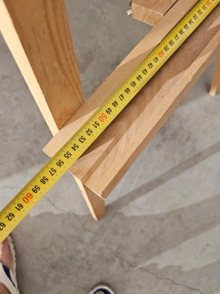 Caballete de madera para pintar