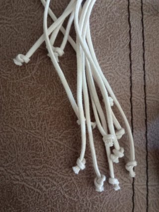 Cinturón Macramé Beige/Blanco Nuevo