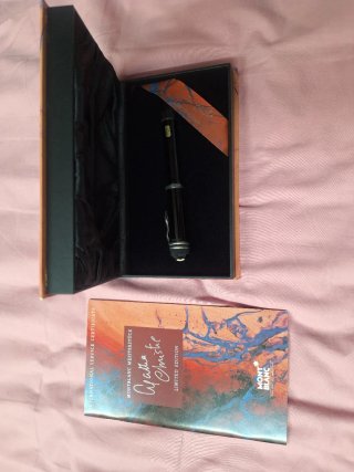 Pluma Montblanc Agatha Christie Ed. Limitada