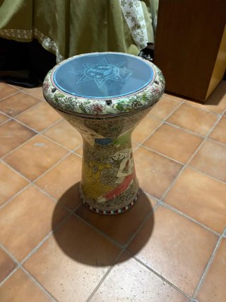 Darbuka Alexandria decorata in madreperla