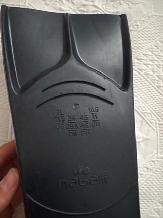 Aletas Nabaiji para piscina o playa, talla 45/46