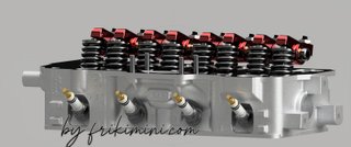 Válvulas ESC ( 28mm)motores 903-1000TC A112 Abarth