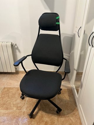 Silla de oficina Ikea negra