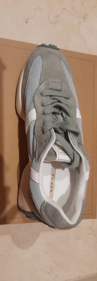 Zapatillas CORINA beige/verde