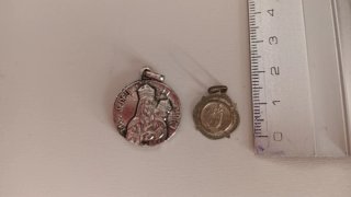 2 Medallas Religiosas de N.S. del Hort