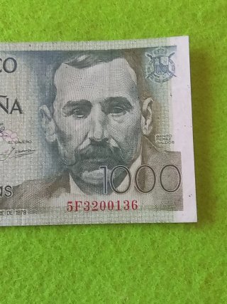 Billete 1000 pesetas España 1979