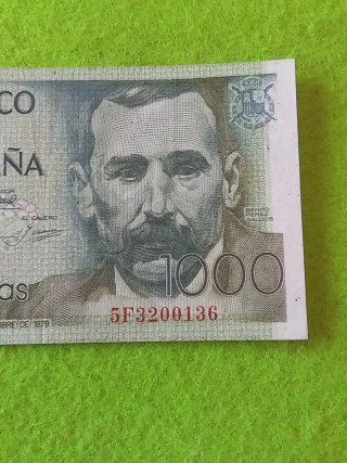 Billete 1000 pesetas España 1979