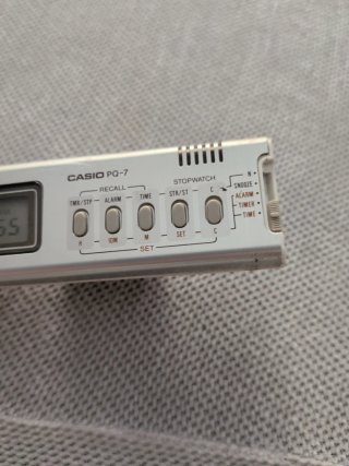CASIO PQ-7 OROLOGIO DIGITALE VINTAGE SVEGLIA