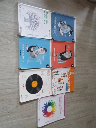 Libros 2 de ESO del MIGUEL FERNANDEZ