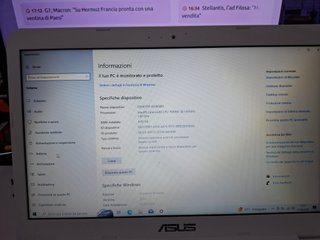Notebook Asus F402S Bianco