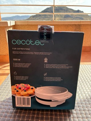 Cecotec Máquina de Waffles 1000W