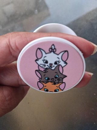 Soporte para teléfono con gatos