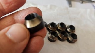 Conos de eje trasero para bicicleta vintage