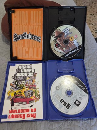 GTA San Andreas + GTA 3 PS2
