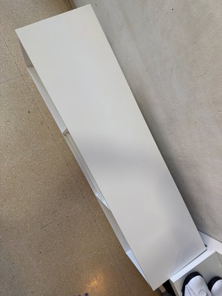 Mueble TV blanco madera