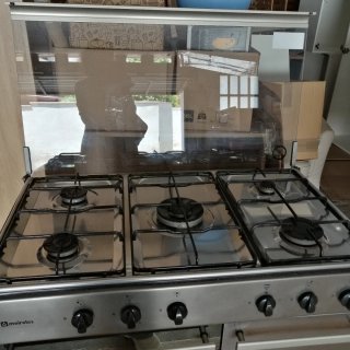Cocina Meireles Inox 88cm - 5 Fogones