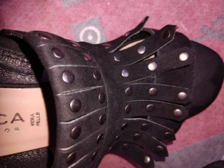 Sandalias Joyca Ante Negro Talla 37