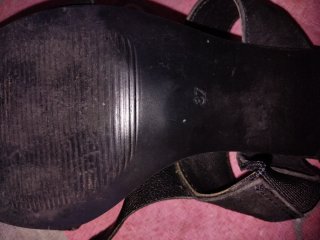 Sandalias Joyca Ante Negro Talla 37