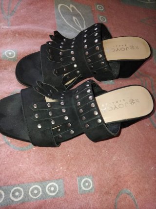 Sandalias Joyca Ante Negro Talla 37
