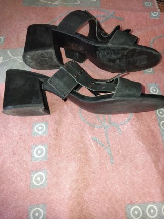 Sandalias Joyca Ante Negro Talla 37