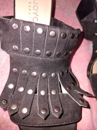 Sandalias Joyca Ante Negro Talla 37