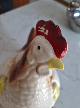 Gallina portagioie con pulcino
