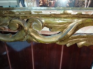Espejo Antiguo Dorado