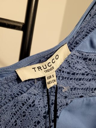 Mono largo azul Trucco