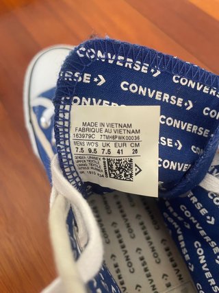 Zapatillas Converse All Star Altas Azules