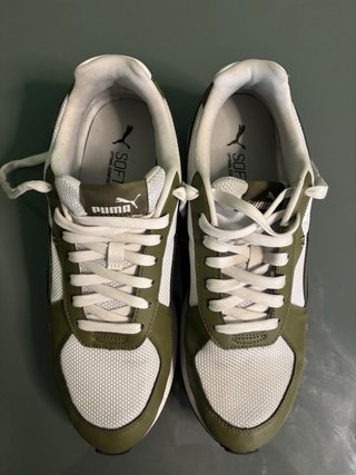 Zapatillas Puma Talla 44 Verde/Blanco