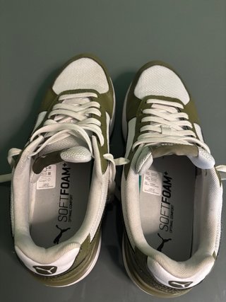 Zapatillas Puma Talla 44 Verde/Blanco