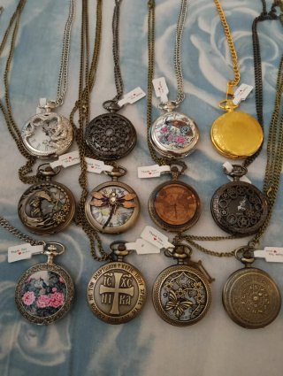 Lotto 12 orologi da tasca artigianali
