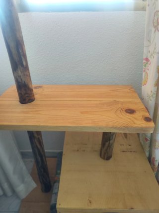 Árbol casa Gato de Madera