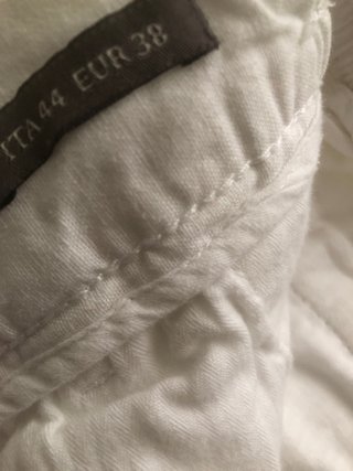 Pantaloni bianchi  slim taglia 44 Ita eur 38