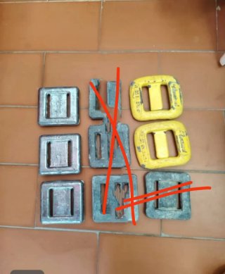 Pesos de plomo para buceo