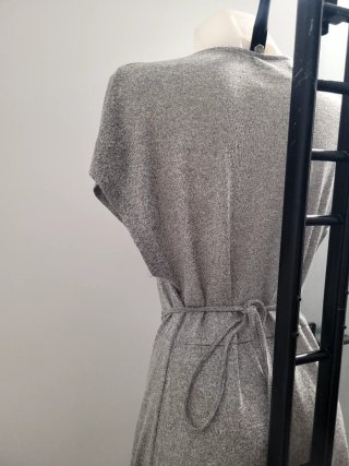 Vestido plateado women'secret, talla M