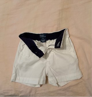 Pantaloncini bimbo cotone bianchi