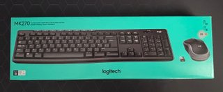 Teclado y Ratón Logitech MK270
