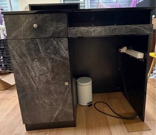 Mostrador Recepción Negocio Diseño Mármol