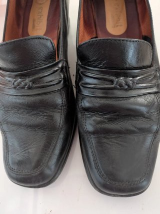 Zapatos Exhibit Piel Negro Talla 39