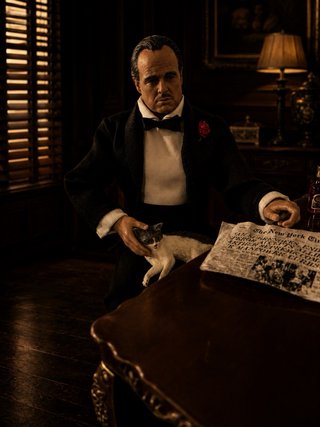 Figura Vito Corleone Custom El Padrino escala 1/6