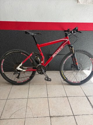Bicicleta Scott Enduro/DH Rossa