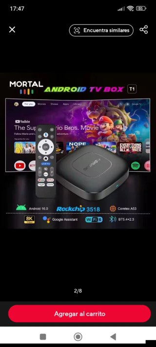 TV Box Mortal 16GB RAM 256GB ROM Android 16