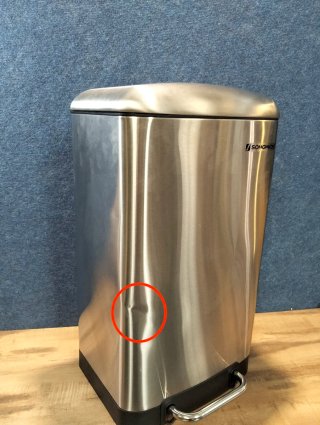 Cubo de Basura SONGMICS 30L Acero Inox Pedal