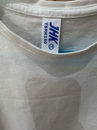 Camiseta blanca niño JHK